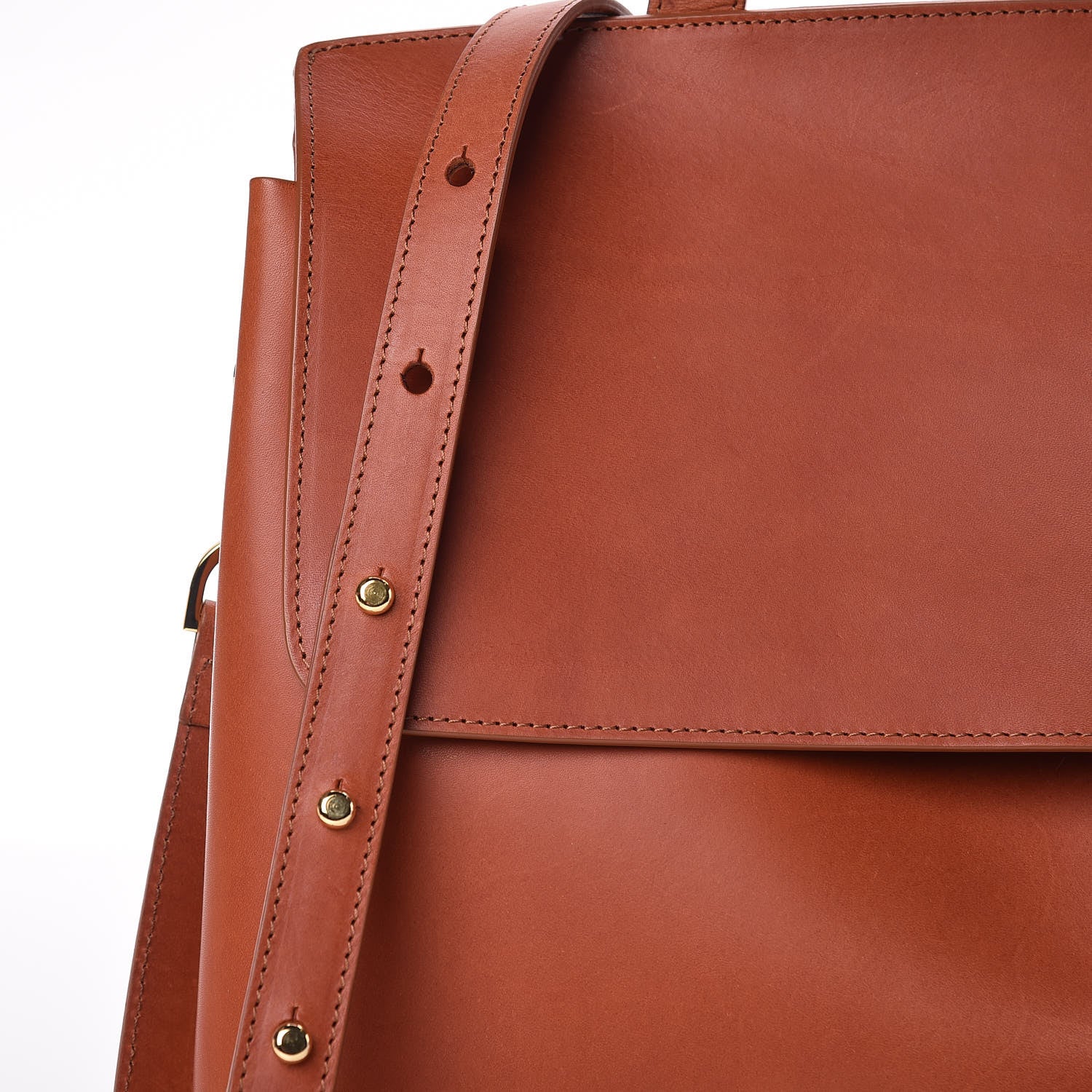 Mansur Gavriel Calfskin Lady Bag Brandy 12 of 12