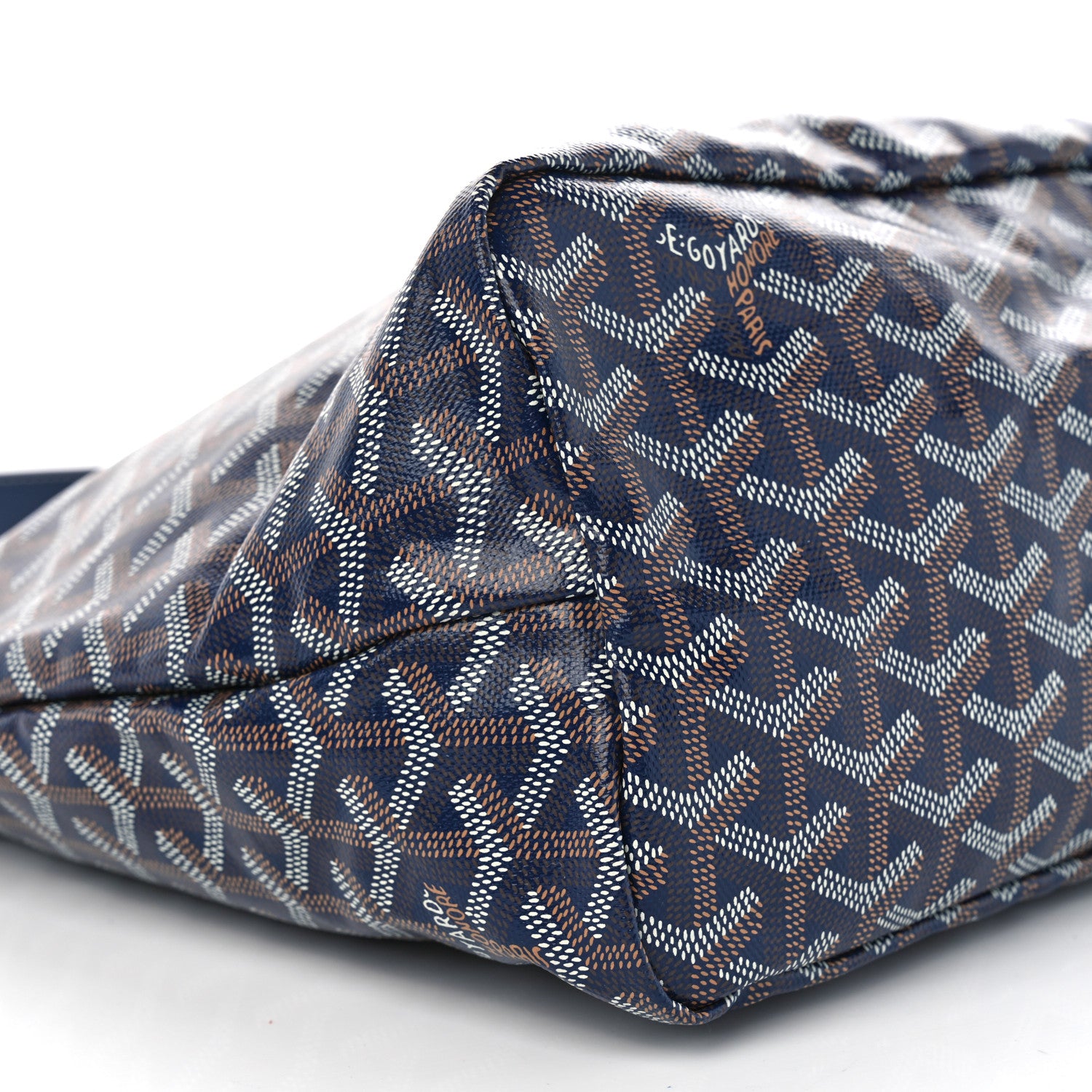 Goyard Goyardine Boheme Hobo Navy Blue 10 of 11