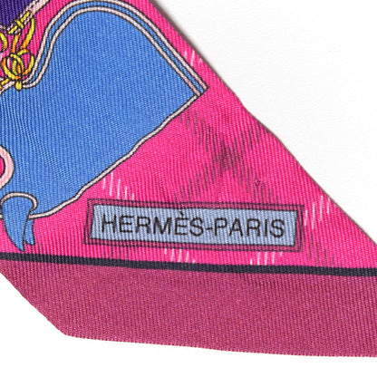 Hermes Silk Camails Twilly 4 of 4
