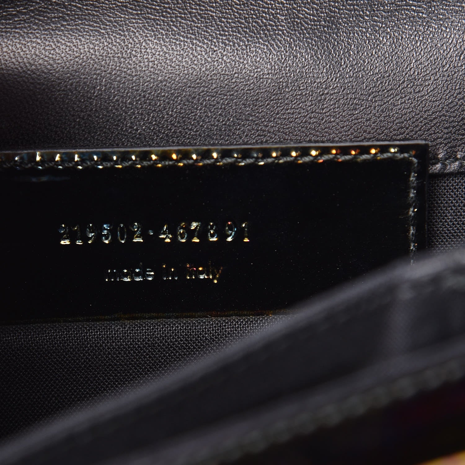 Balenciaga Patent Floyd Classic Hardware Clutch Black 7 of 10