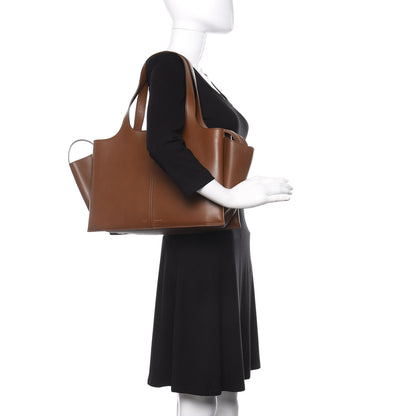 Celine Calfskin Medium Tri-Fold Bag Havana 2 of 9