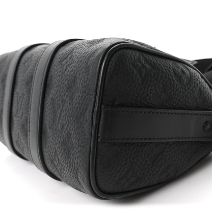Louis Vuitton Monogram Taurillon Keepall Bandouliere 25 Black 9 of 10