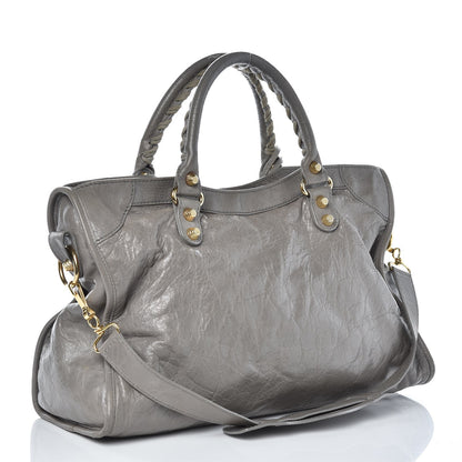Balenciaga Agneau Giant 12 Gold Hardware City Gris Pyrite 3 of 7
