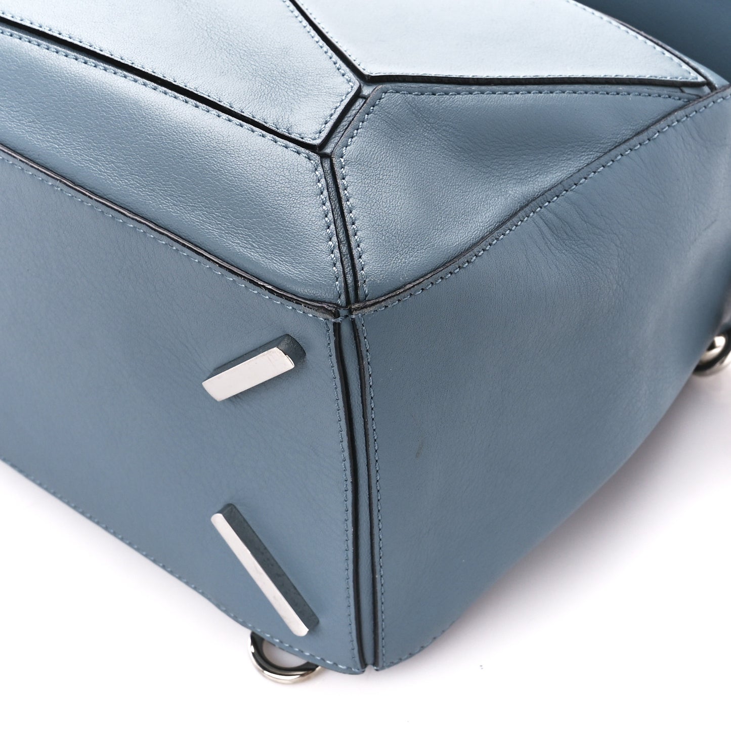Calfskin Medium Puzzle Bag Blue