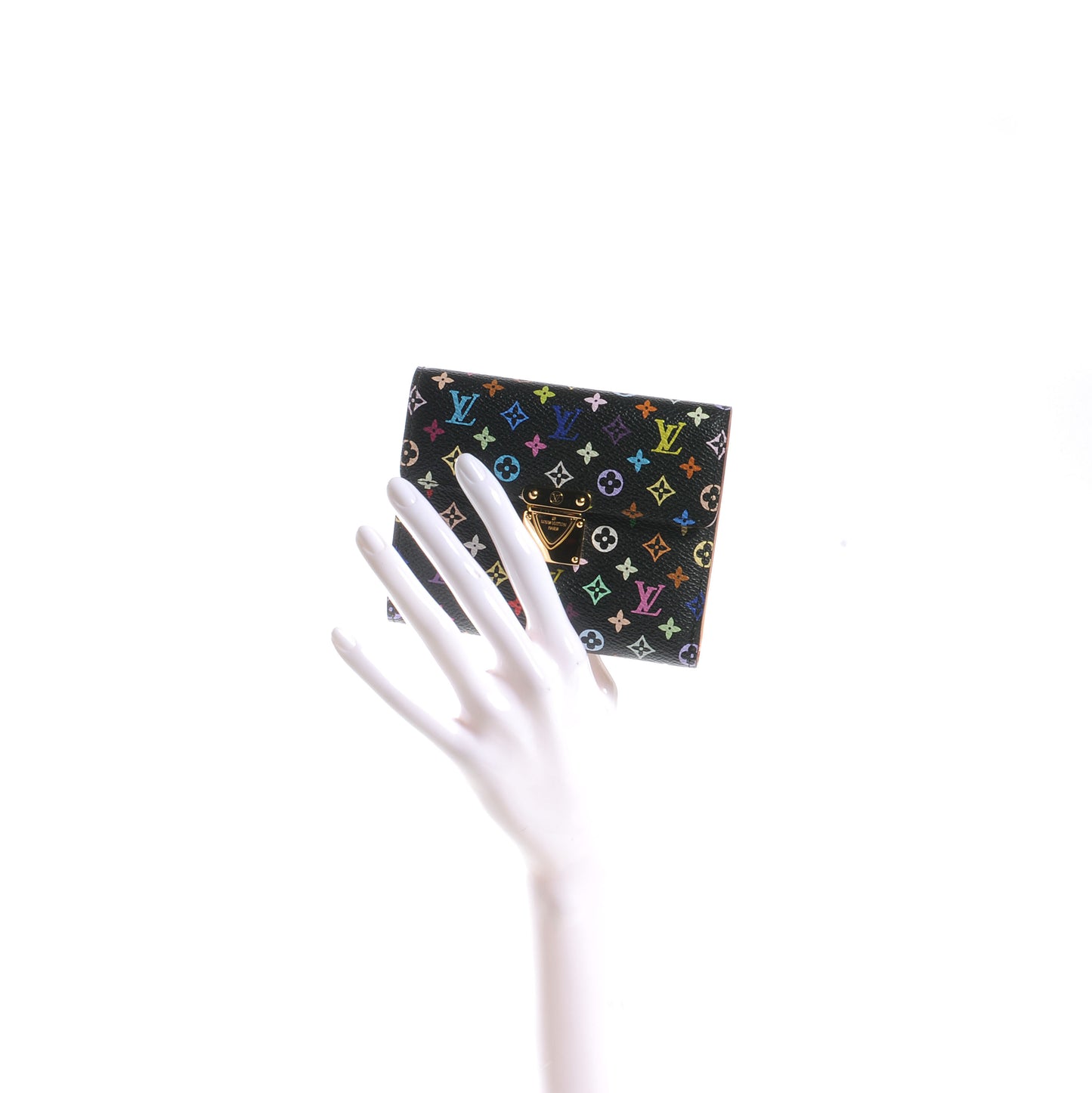 Monogram Multicolor Koala Wallet Black