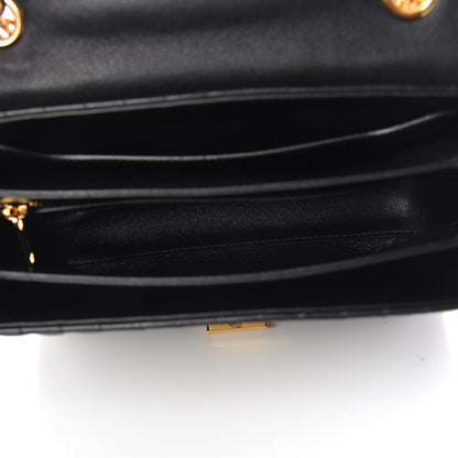 Celine Calfskin Quilted Medium C Bag Black 7 of 8