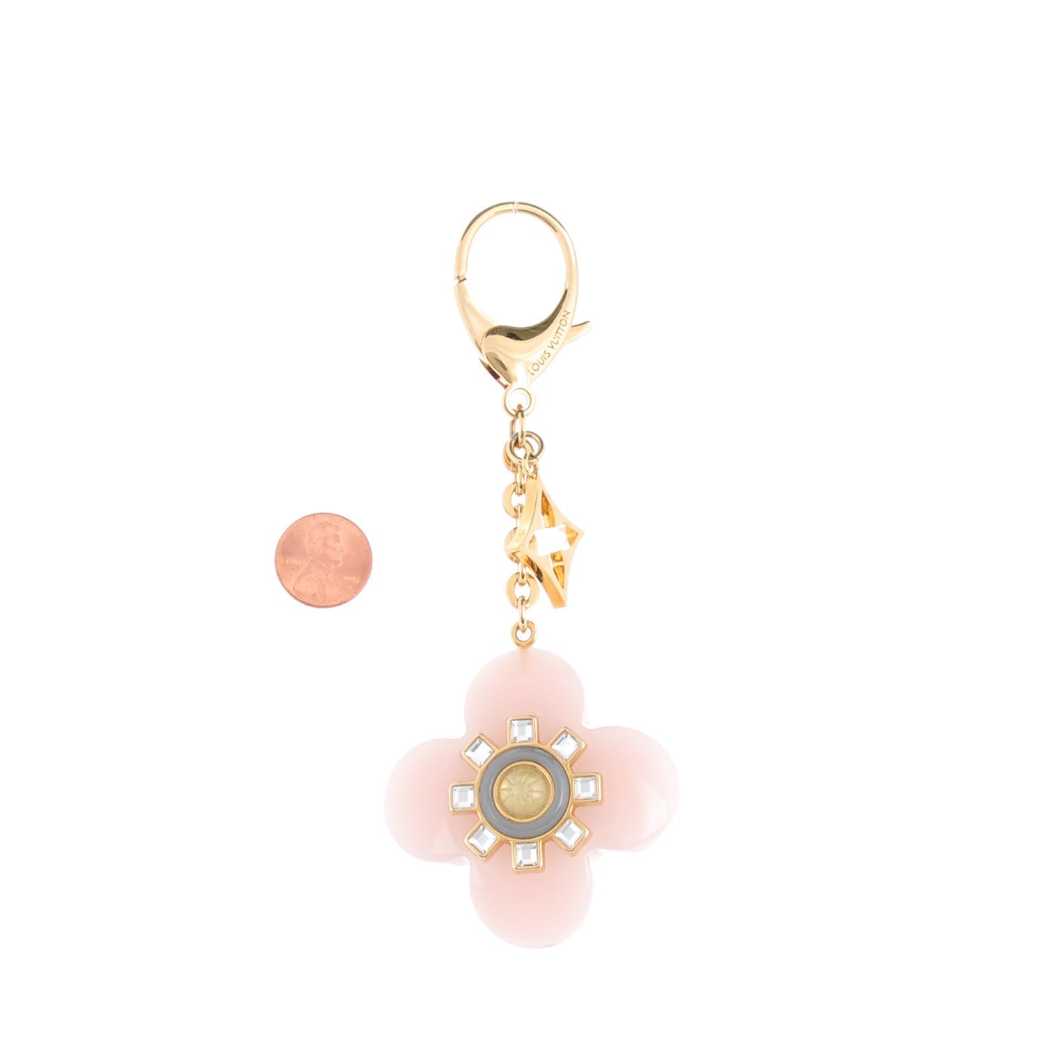 Louis Vuitton Fleur d'Etoile Bag Charm Rose 2 of 6