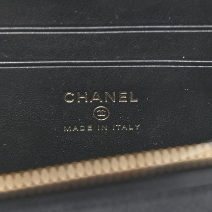 Chanel Caviar Quilted CC Filigree Vanity Clutch With Chain Black 6 of 9