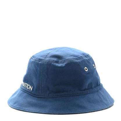 Louis Vuitton Monogram Denim Transformable Bob Bucket Hat 58 Blue 8 of 12
