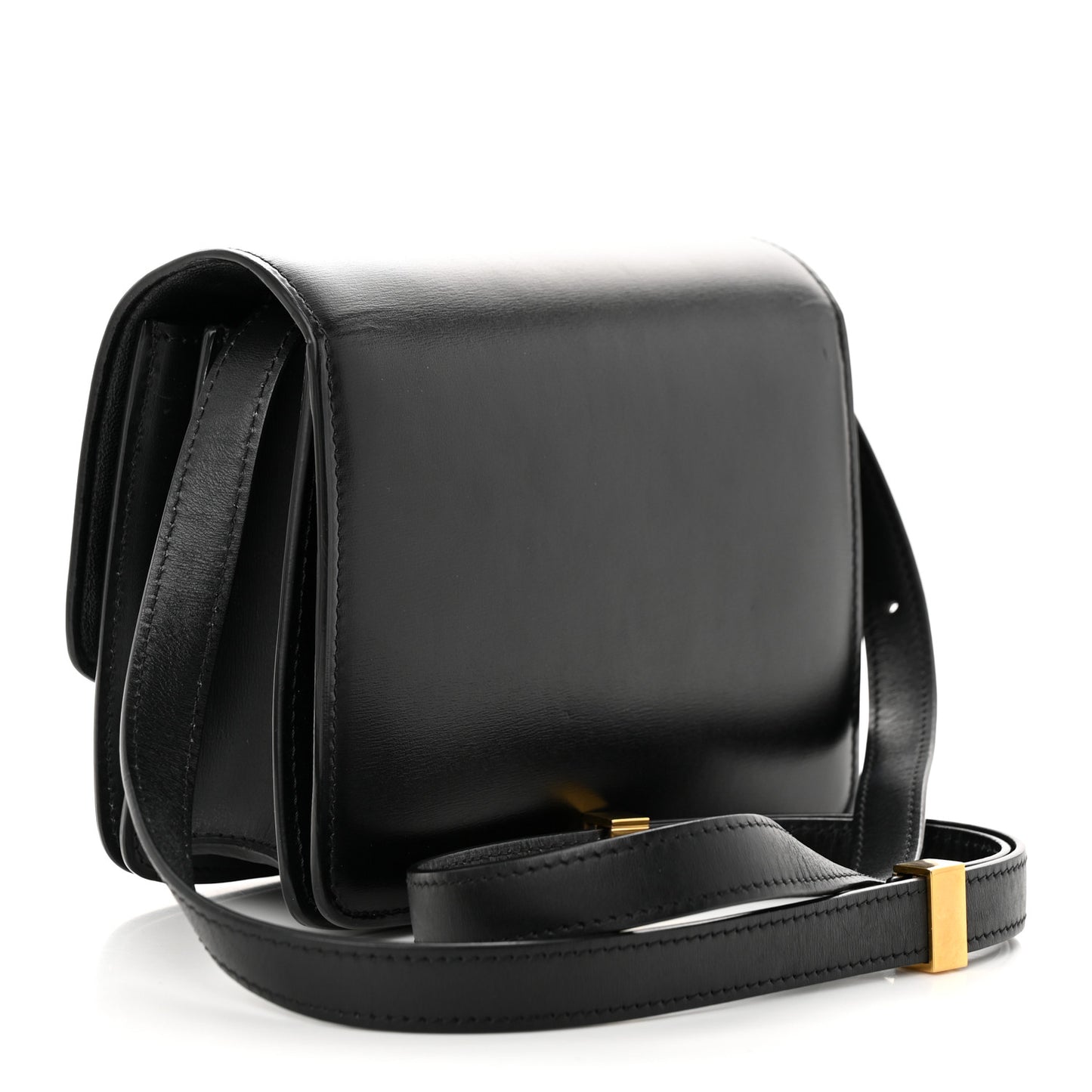 Box Calfskin Small Classic Box Flap Bag Black