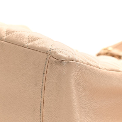 Chanel Caviar Quilted Grand Shopping Tote GST Beige 10 of 18