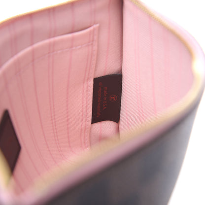 Louis Vuitton Damier Ebene Neverfull MM GM Pochette Rose Ballerine 7 of 7