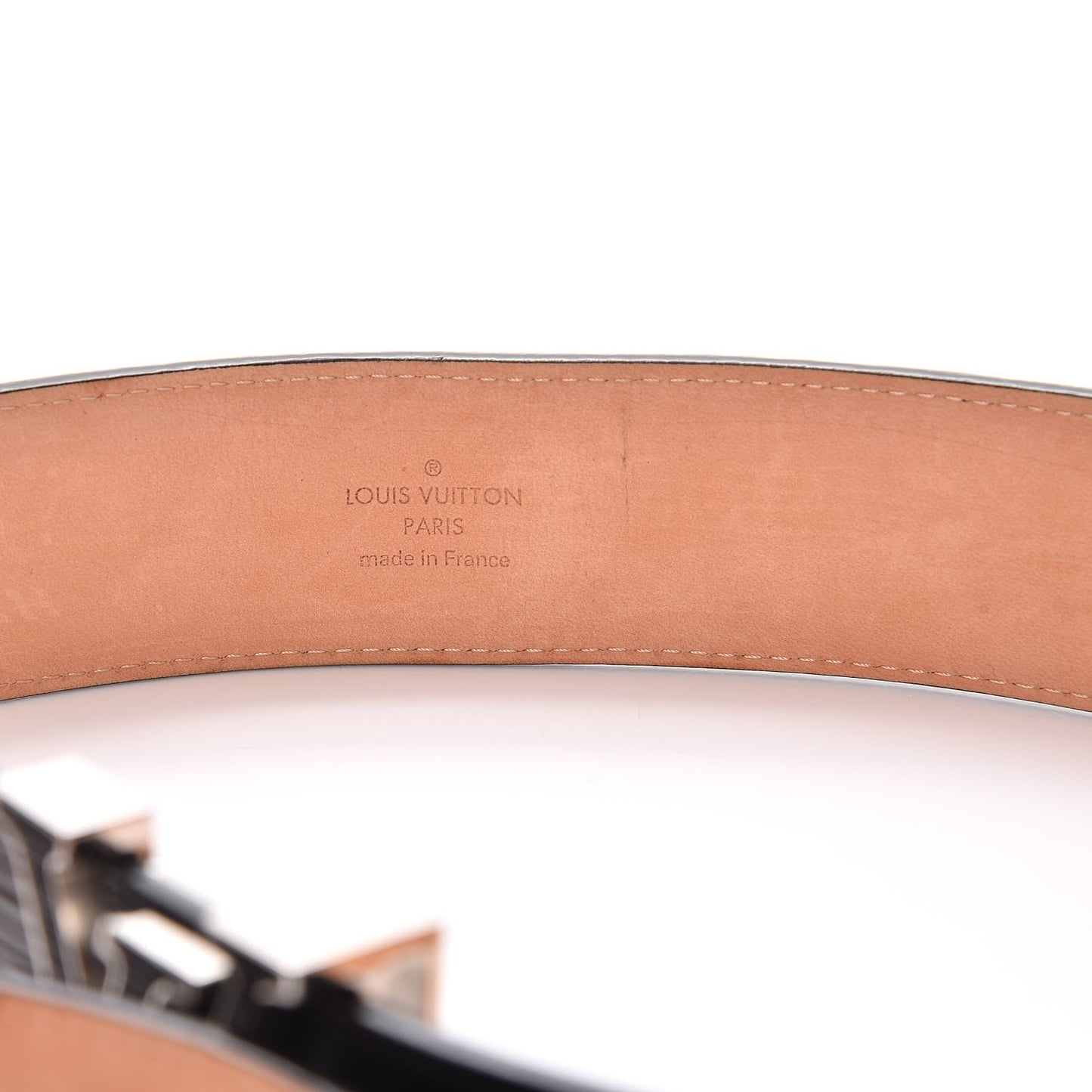 Epi Electric 40mm LV Initiales Belt 90 36 Black