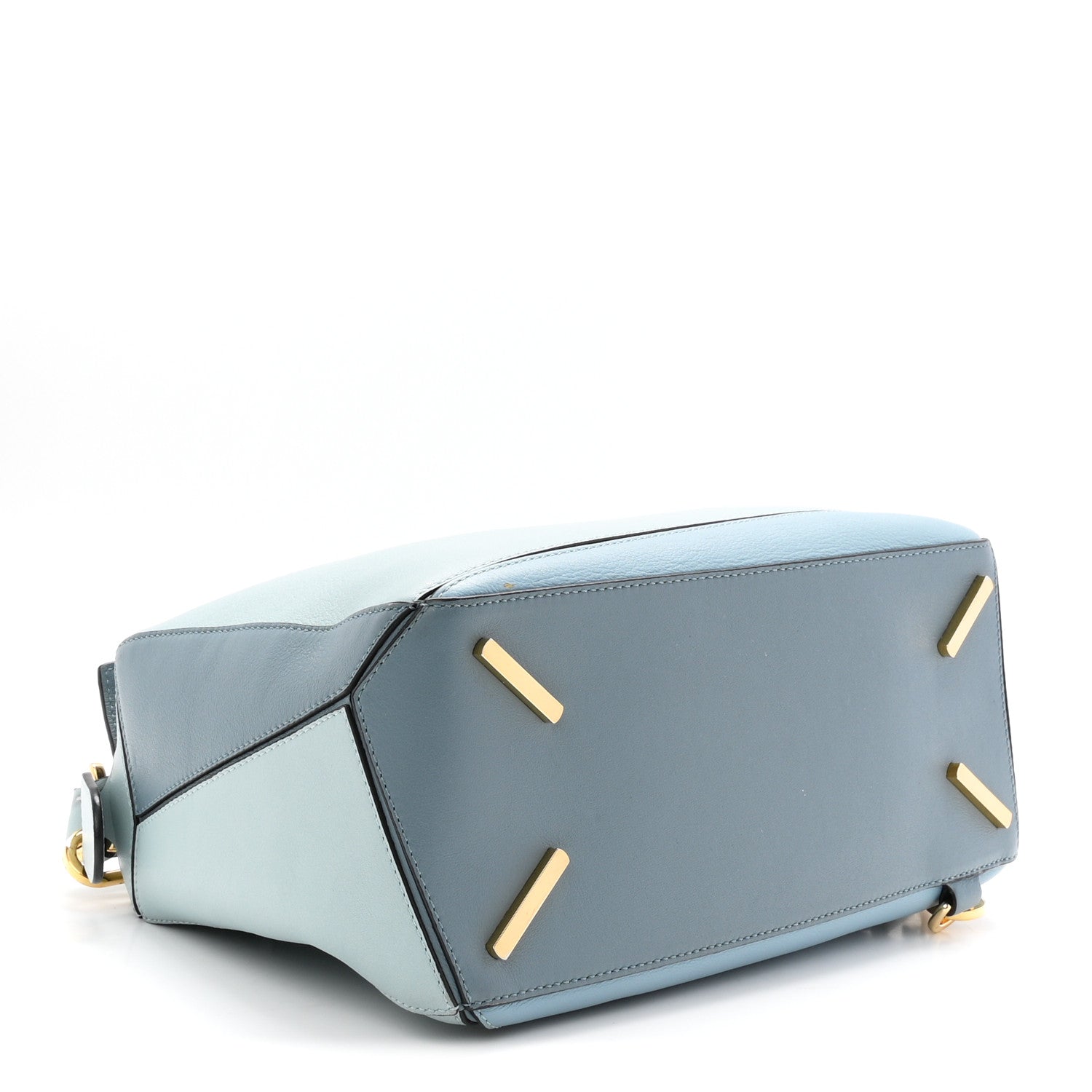 Loewe Calfskin Medium Puzzle Bag Aqua Light Blue Stone Blue 4 of 11