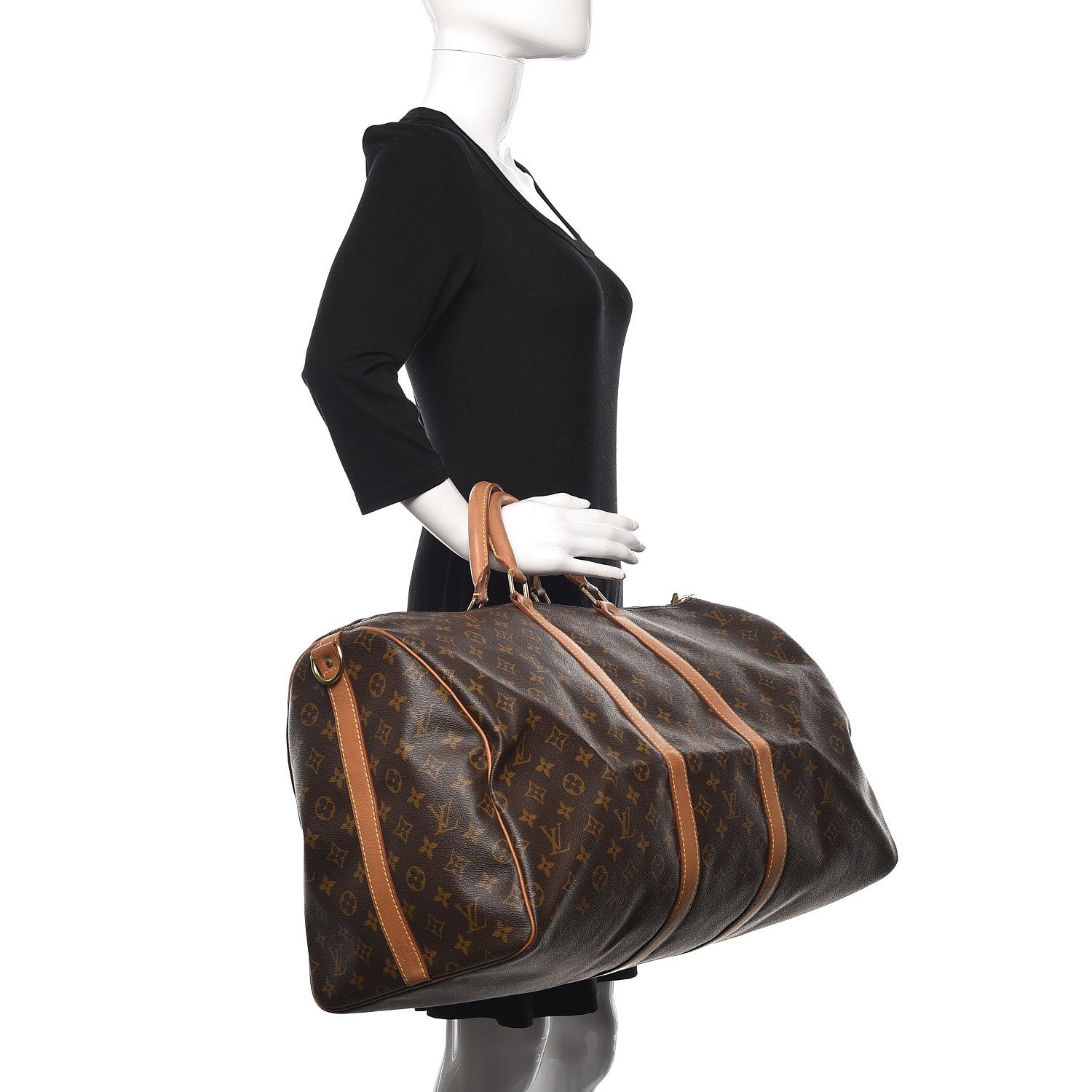 Louis Vuitton Monogram Keepall Bandouliere 55 2 of 16