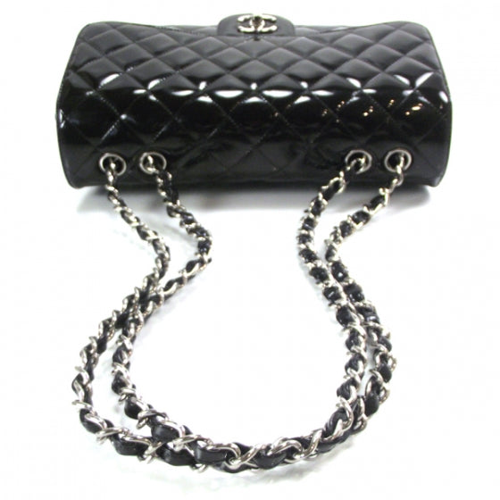 Patent Jumbo Flap Black