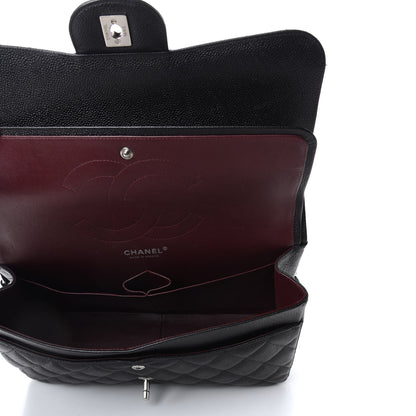 Chanel Caviar Quilted Jumbo Double Flap Black 5 of 9