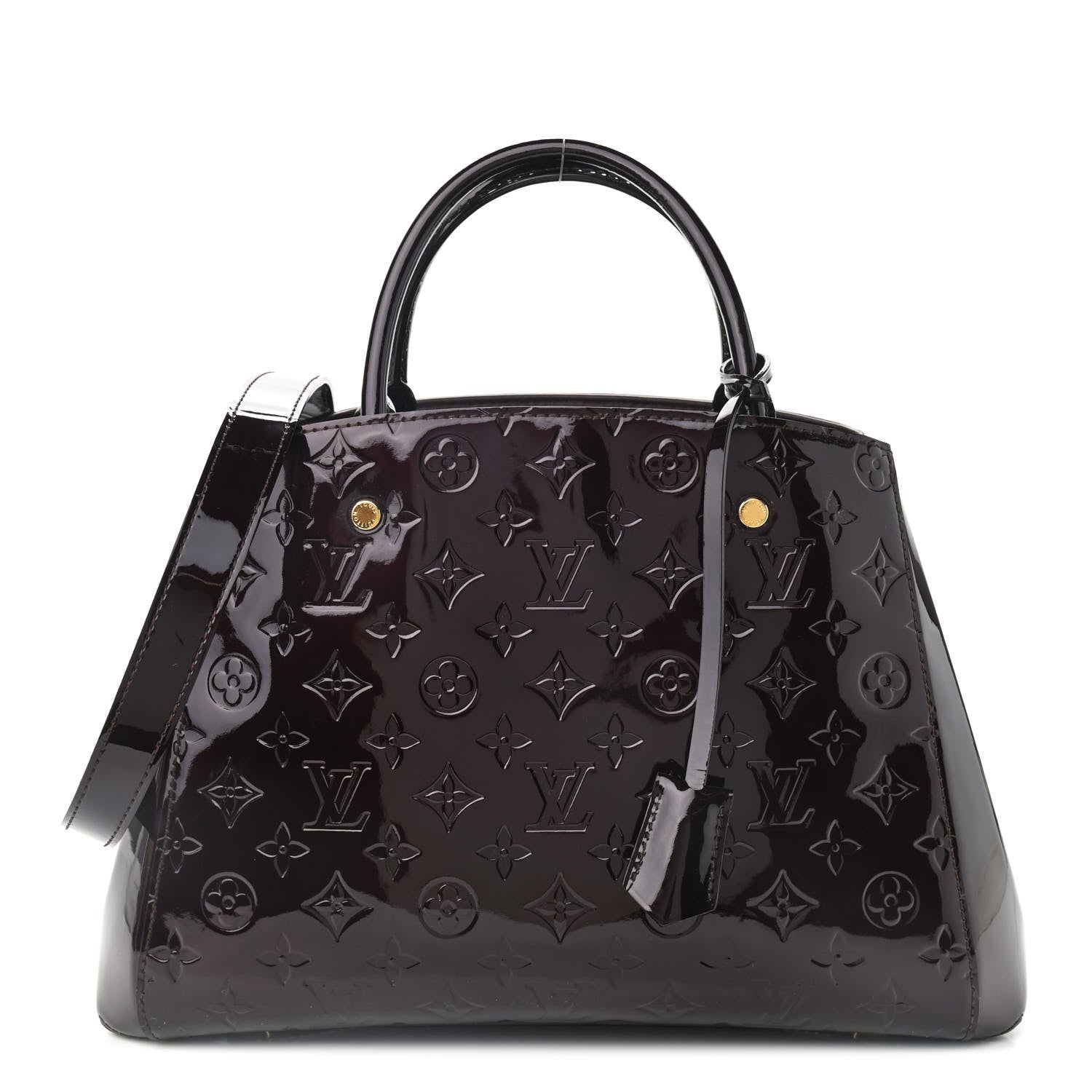 Louis Vuitton Vernis Montaigne MM Amarante 1 of 9