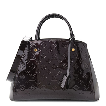 Louis Vuitton Vernis Montaigne MM Amarante 1 of 9