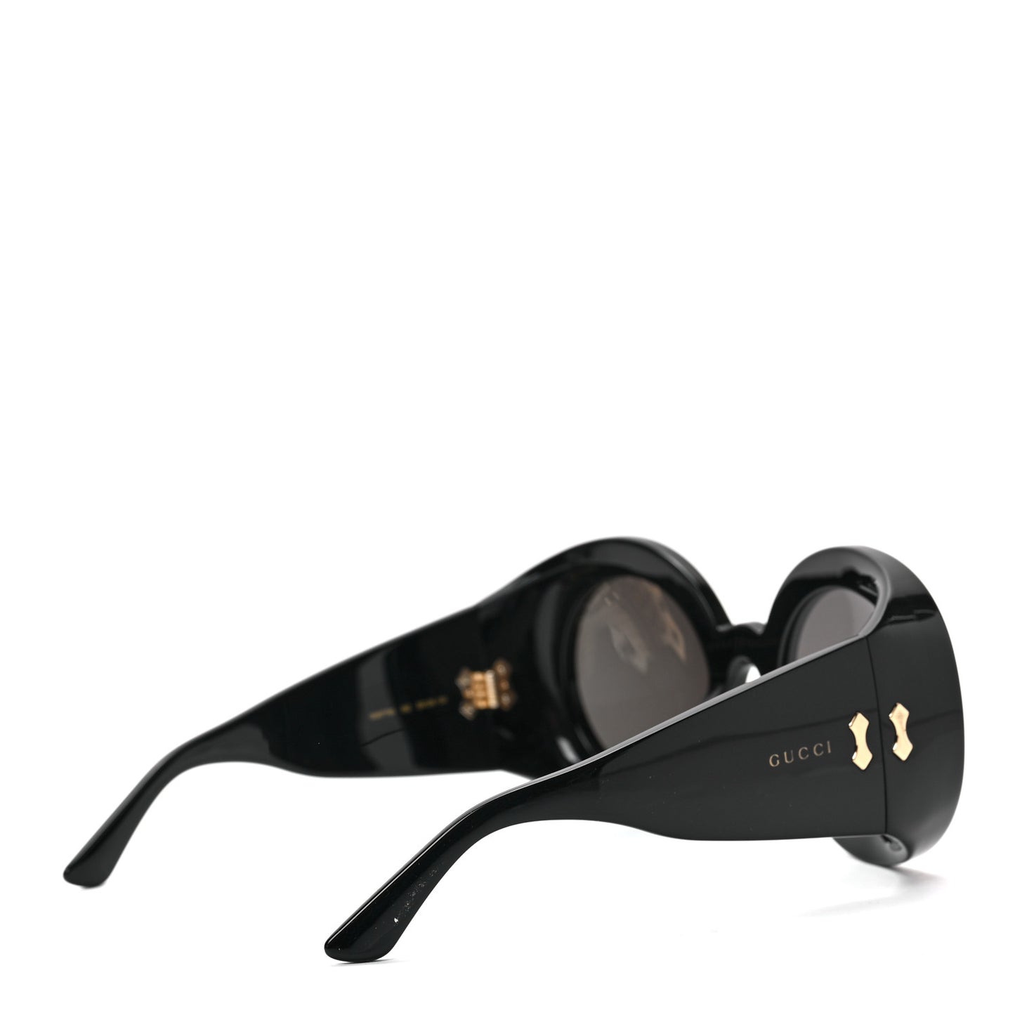 Acetate Round Sunglasses GG0779S Black