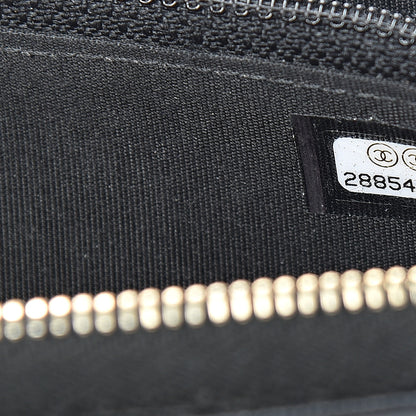 Chanel Lambskin Quilted 19 Zipped Wallet Black 7 of 11
