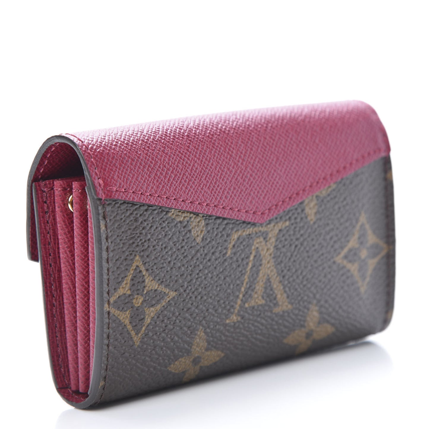 Monogram Sarah Multicartes Fuchsia