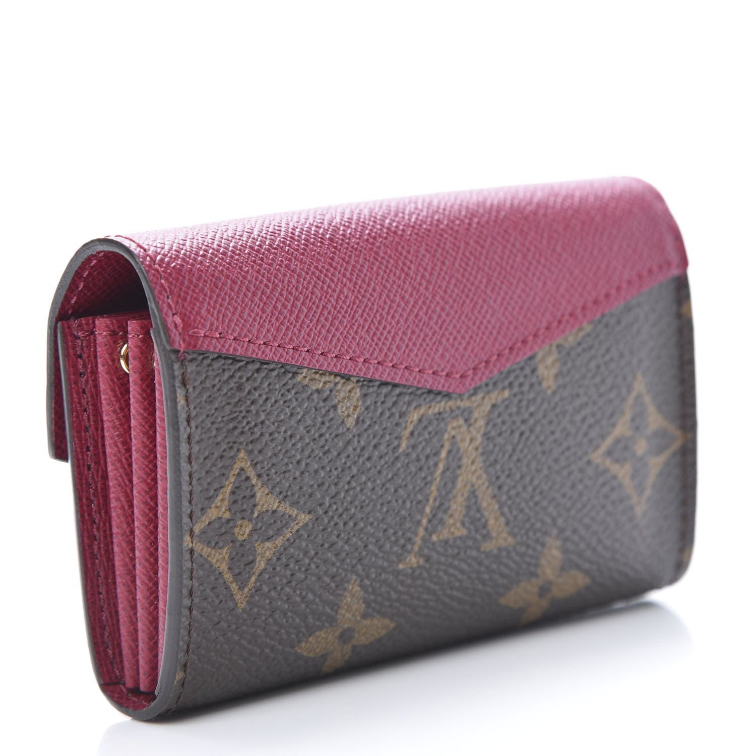 Louis Vuitton Monogram Sarah Multicartes Fuchsia 3 of 7