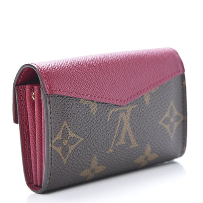 Louis Vuitton Monogram Sarah Multicartes Fuchsia 3 of 7