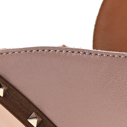 Valentino Garavani Nappa Soul Rockstud High Heel Mules 38.5 Lipstick 10 of 11