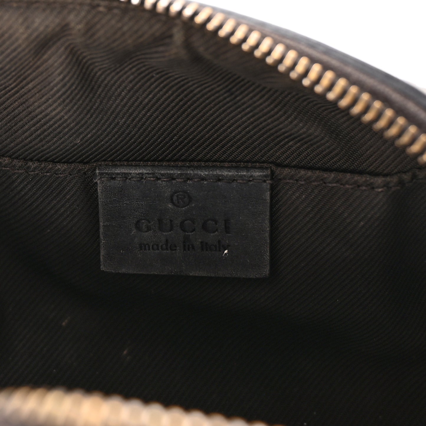 Monogram Web Small Cosmetic Case Dark Brown