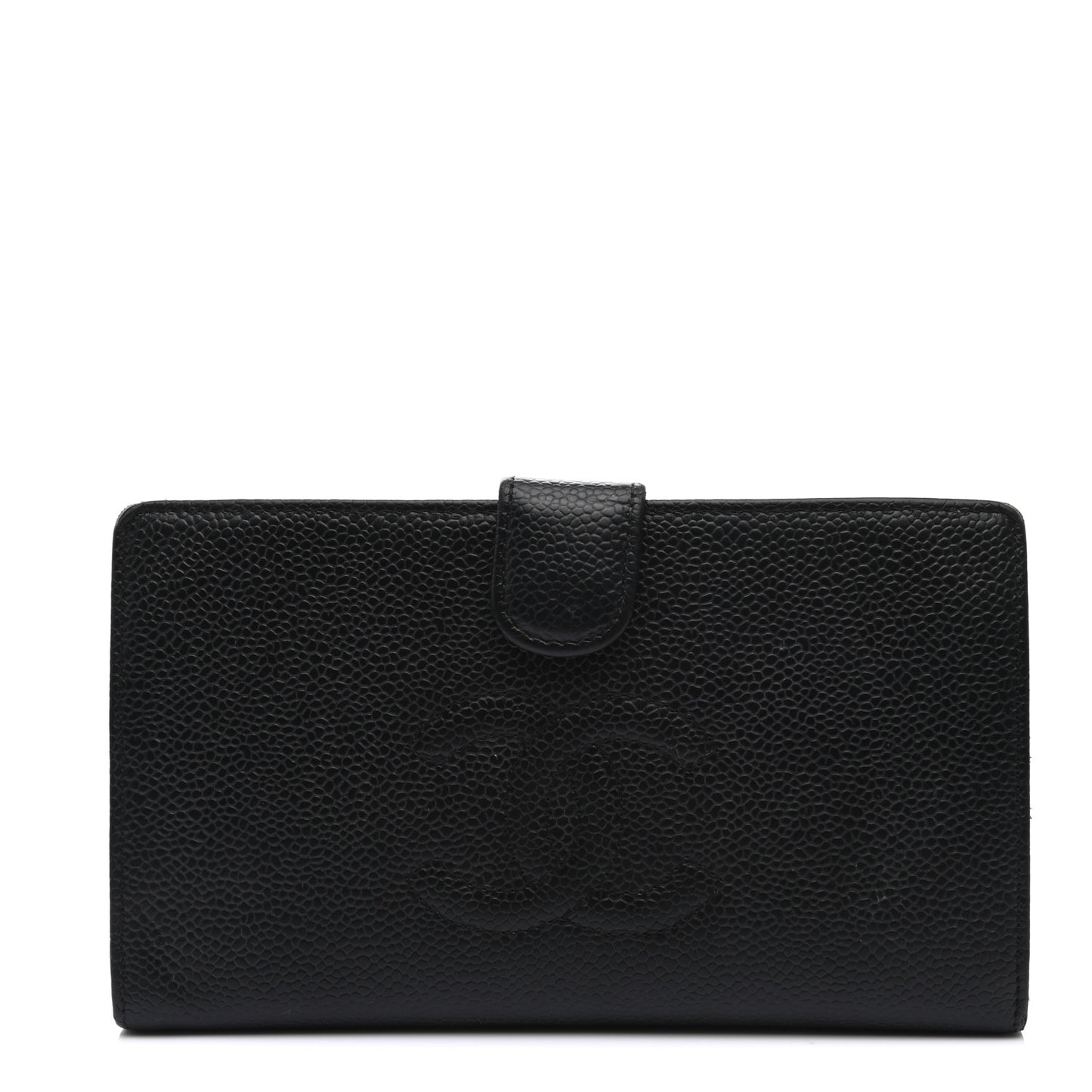 Caviar Timeless CC French Wallet Black