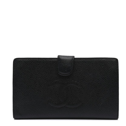 Chanel Caviar Timeless CC French Wallet Black 1 of 11