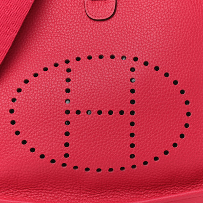 Hermes Taurillon Clemence Evelyne III PM Rose Extreme 8 of 11
