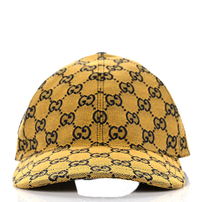 Gucci Monogram Multicolor Retro Interlocking G Baseball Hat M Yellow Blue 2 of 7