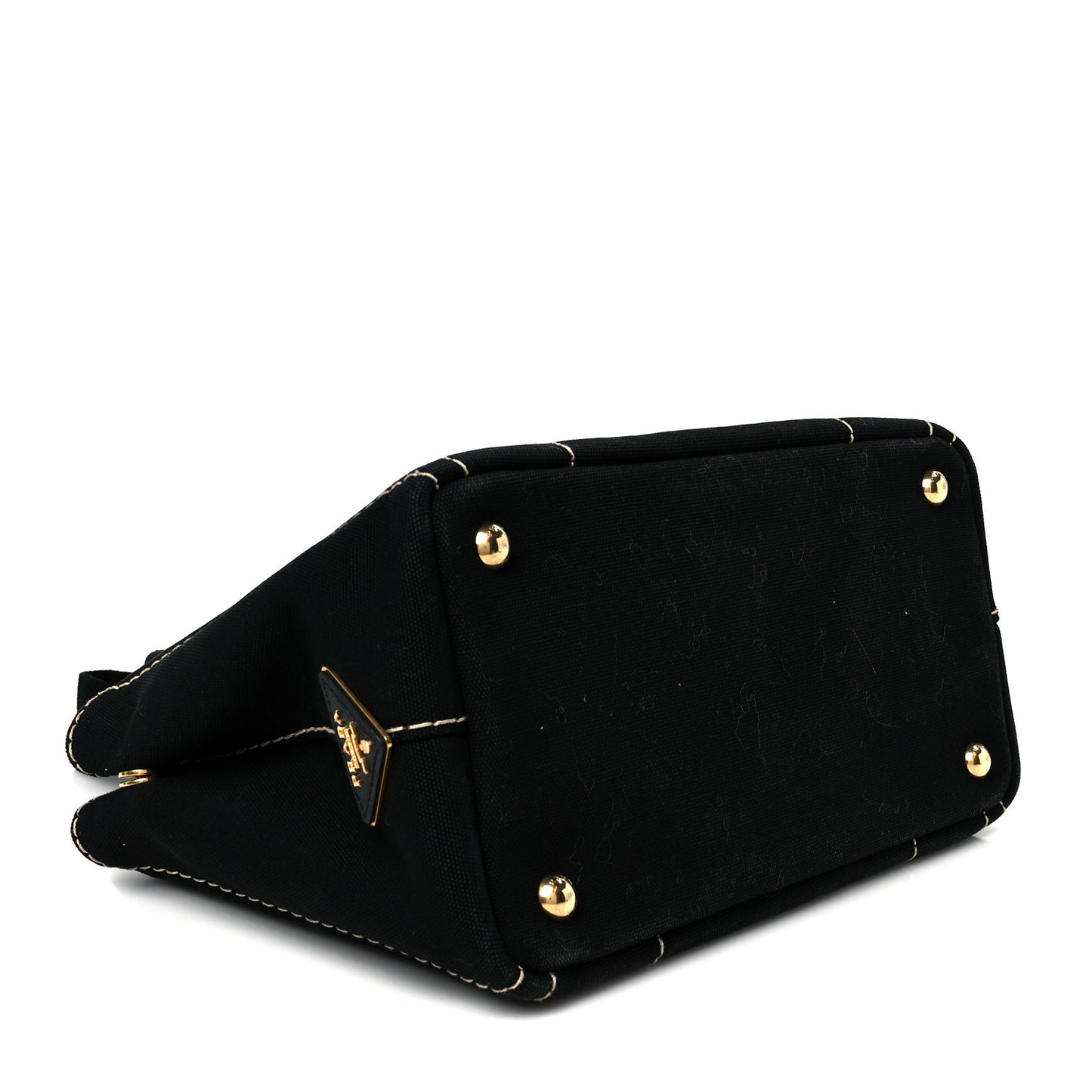 Canapa Small Logo Tote Black Talco