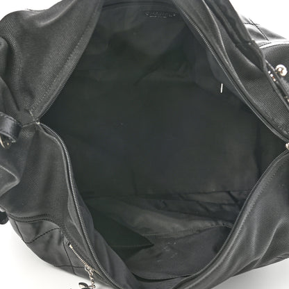 Chanel Coated Canvas Paris Biarritz XL Travel Bag Black 4 of 9
