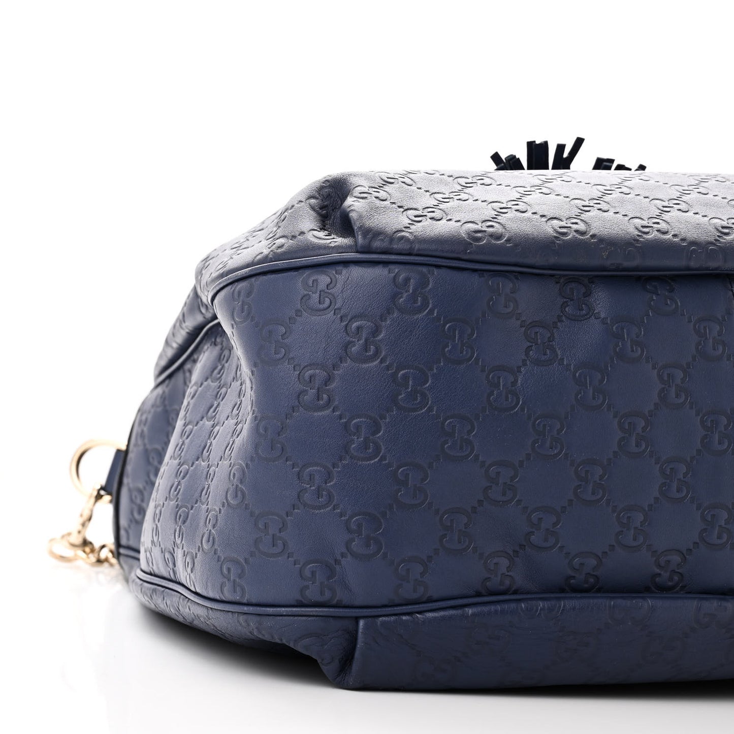 Guccissima Medium Emily Hobo Blue