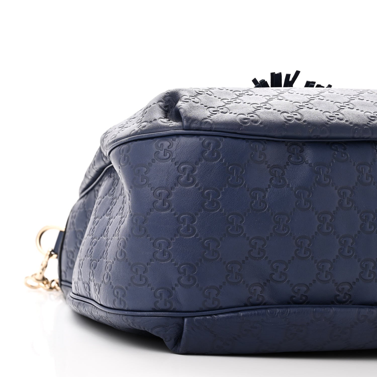Gucci Guccissima Medium Emily Hobo Blue 9 of 11