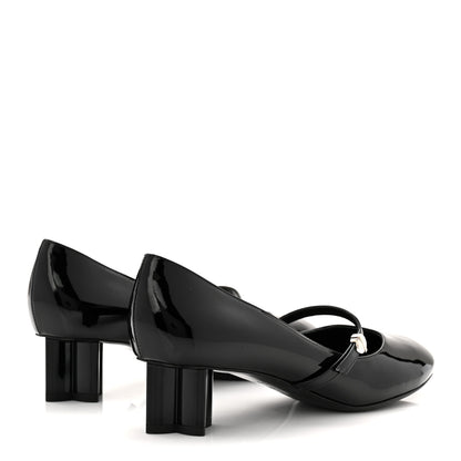 Louis Vuitton Patent Uniformes Silhouette 40mm Pumps 39 Black 4 of 9