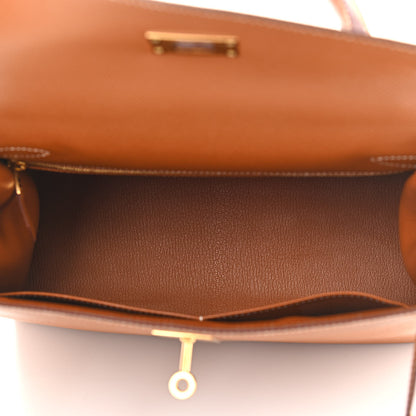 Hermes Epsom Kelly Sellier 28 Gold 5 of 11