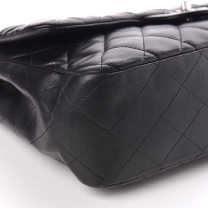 Chanel Lambskin Quilted Jumbo Single Flap Black 5 of 11