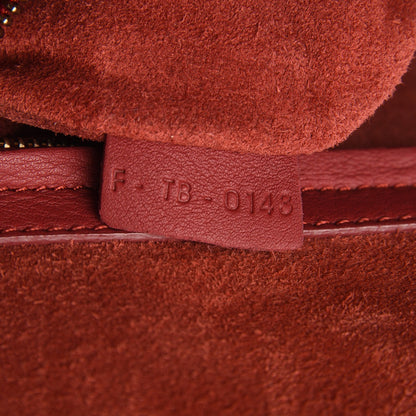 Celine Supple Calfskin Medium Phantom Luggage Red 8 of 18