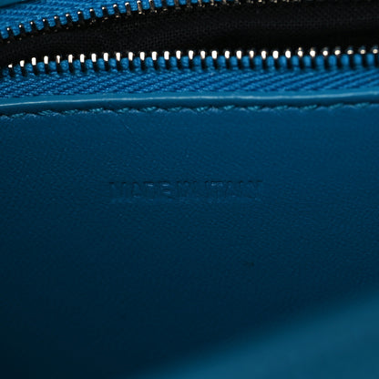 Balenciaga Grained Calfskin Small Downtown Shoulder Bag Turquoise 6 of 8