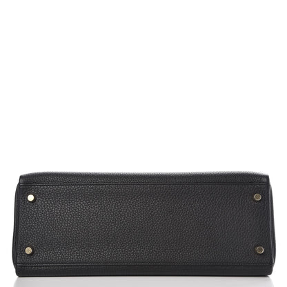 Hermes Togo Kelly Retourne 32 Black 6 of 37