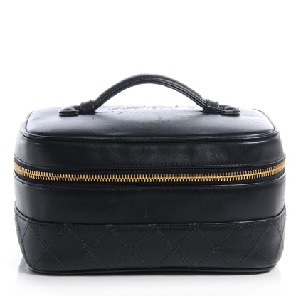 Chanel Lambskin Vanity Cosmetic Bag Black 1 of 10