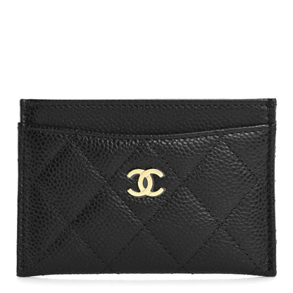 Chanel Caviar Quilted Card Holder Black 1 of 9