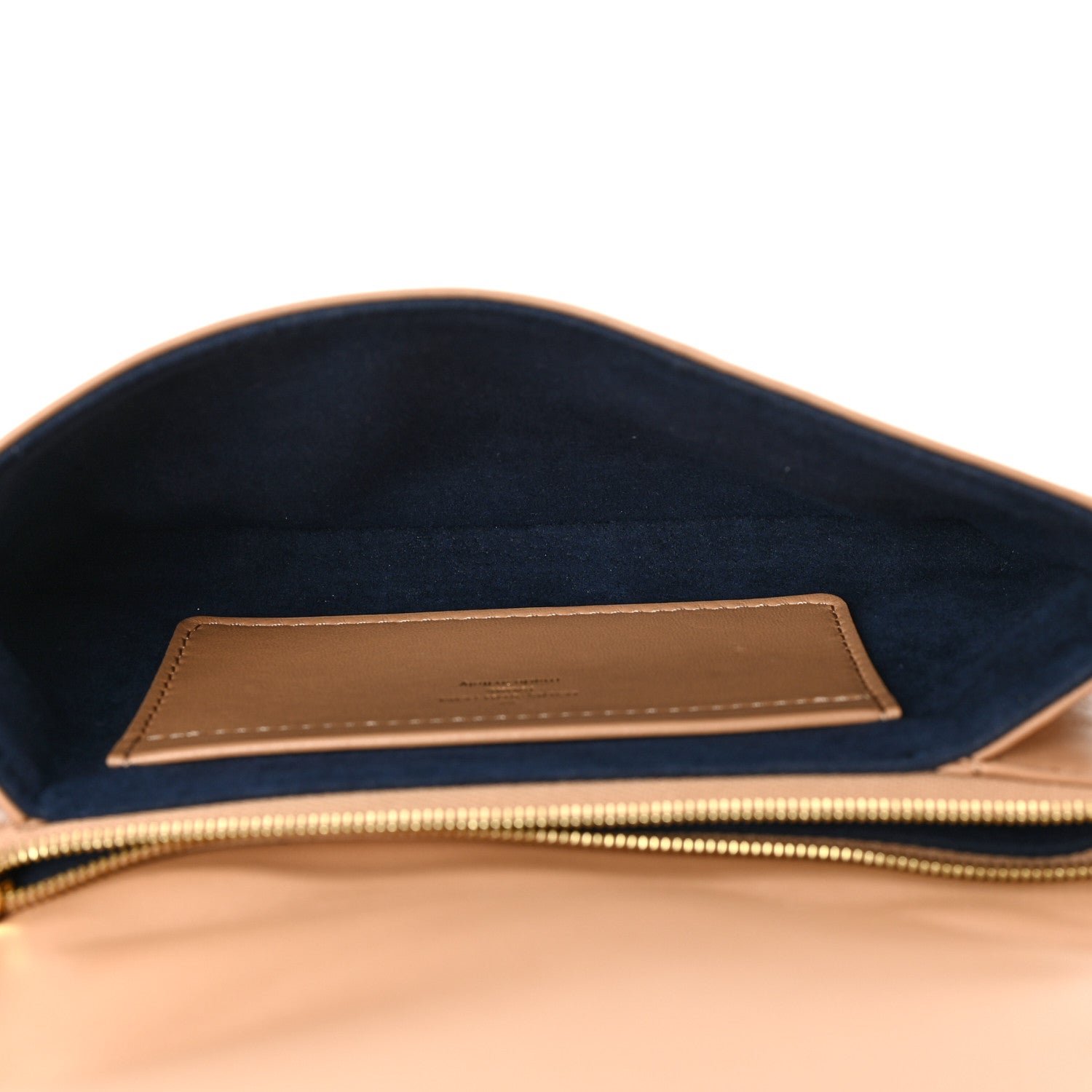 Louis Vuitton Lambskin Embossed Monogram Pochette Coussin Camel 5 of 9