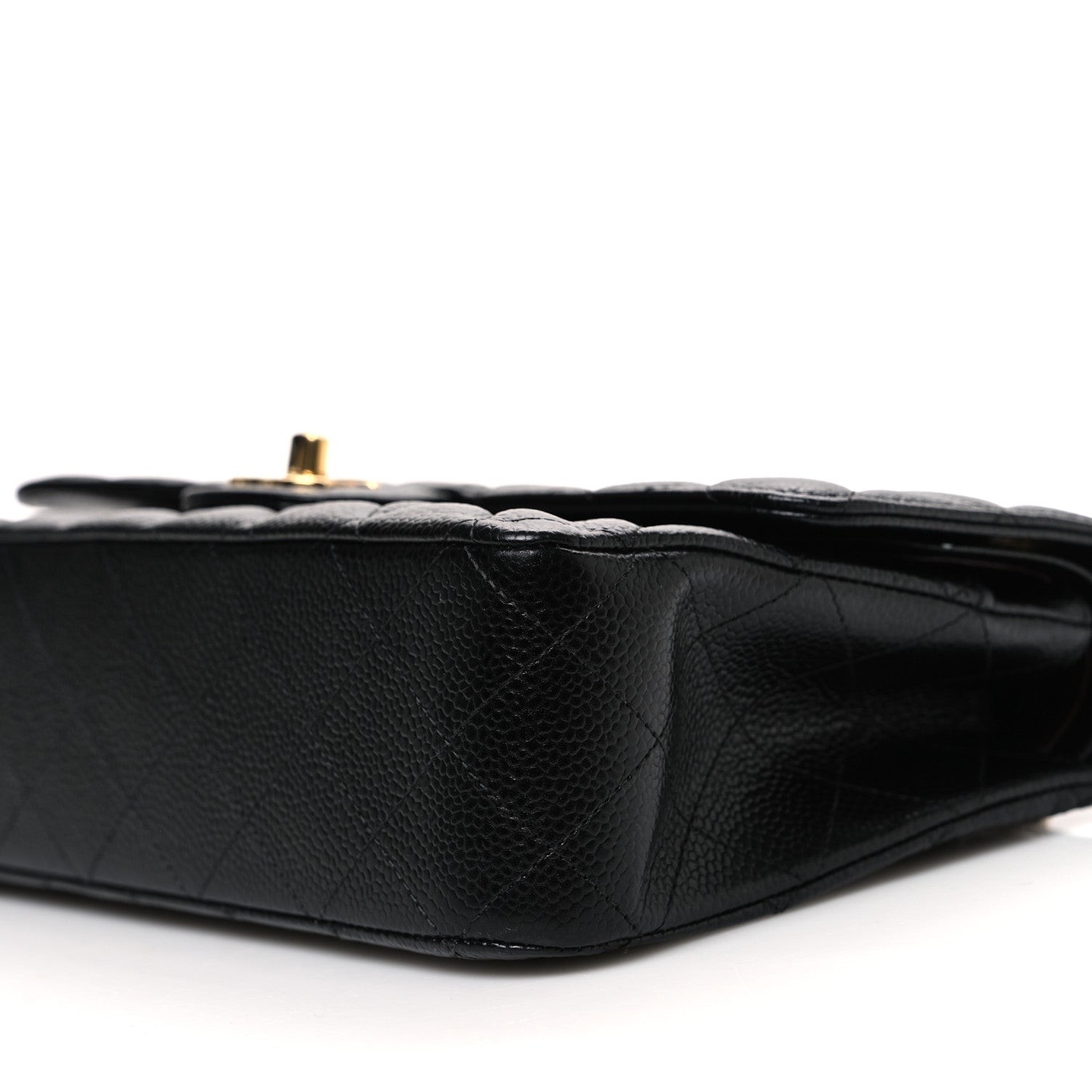 Chanel Caviar Quilted Medium Double Flap Black 10 of 11