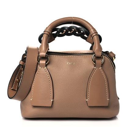 Chloe Calfskin Small Daria Cement Brown 1 of 12