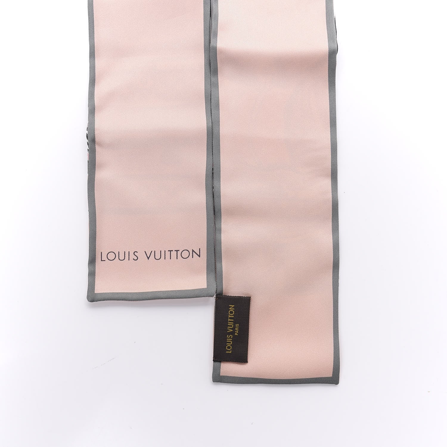 Louis Vuitton Silk Monogram Trunks Bandeau Rose Poudre 2 of 3